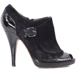 Moschino Black Patent Leather Heels